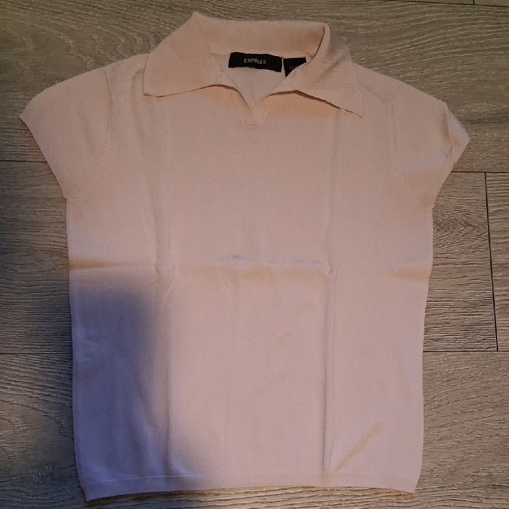 Express Women's Blouse in Soft Pink.